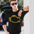 エンジンライトをチェック 長袖Tシャツ 彼への贈り物