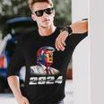 クール大統領ドナルド・トランプ 2024 長袖Tシャツ 彼への贈り物