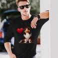 シェルティ・ドッグ・ママ、シェットランド・シープドッグ・ママ 長袖Tシャツ 彼への贈り物
