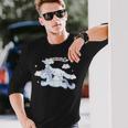 シナモロール ユニコーン ダークカラー 長袖Tシャツ 彼への贈り物