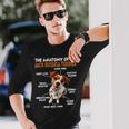 ジャック・ラッセル・テリア犬の飼い主Walk Dogs 長袖Tシャツ 彼への贈り物