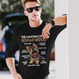 ジャーマン シェパードの犬の散歩犬愛好家のジャーマン シェパード 長袖Tシャツ 彼への贈り物