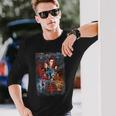 ストレンジャー・シングス4ポスター ヴィンテージ バトルファン 記念品 長袖Tシャツ 彼への贈り物