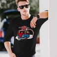 ストレンジャー・シングス・コード・レッド・ロード・トリップ・デモゴルゴン・アート 長袖Tシャツ 彼への贈り物