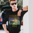 タイタニックtシャツ 帆船 ヴィンテージ クルーズベッセル 1912年 ギフト 長袖Tシャツ 彼への贈り物