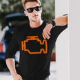 チューナーカー ガイ Ledチェックエンジンライト 長袖Tシャツ 彼への贈り物