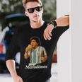 ディエゴ・マラドーナー X デリシャス ドニ ミーム ドナー ケバブ好き 長袖Tシャツ 彼への贈り物
