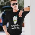デスメタル ホッキョクグマ Cute Polar Bear Metalhead Death Metal 長袖Tシャツ 彼への贈り物