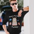 トルコ アルパカ マイバッグ ラマ アルパカ トルコ 長袖Tシャツ 彼への贈り物