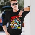 ドゲンジャーズ コミック風 長袖Tシャツ 彼への贈り物