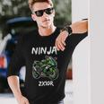 バイク Zx10r ニンジャ モーターサイクリスト Zx10r バイク 長袖Tシャツ 彼への贈り物
