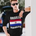 パラグアイプライド パラグアイ国旗 Orgullo Paraguayo 長袖Tシャツ 彼への贈り物