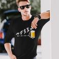 ビール週間ついに金曜日の週末面白いビールギフト 長袖Tシャツ 彼への贈り物