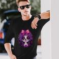 フェアリースケルトン 死者の日 Dia De Los Muertos ハロウィン 長袖Tシャツ 彼への贈り物