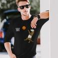 フェレット バスケットボール ボール スポーツ 長袖Tシャツ 彼への贈り物