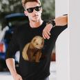 フェレットオーナーペットフェレット 長袖Tシャツ 彼への贈り物