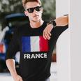 フランス国旗tシャツ 長袖Tシャツ 彼への贈り物