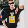 フランス香水ボトル 長袖Tシャツ 彼への贈り物