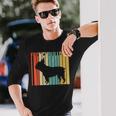 フレンチブルドッグ レトロ フレンチリー 犬 犬の飼い主 フレンチドッグ 長袖Tシャツ 彼への贈り物