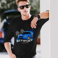 ブルー WrxSti 長袖Tシャツ 彼への贈り物