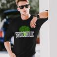 ブロッコホリック ブロッコリー中毒 恋人 野菜 おもしろ ビーガン Broccoholic 長袖Tシャツ 彼への贈り物