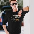 ヘラクレスカブトムシの写真 長袖Tシャツ 彼への贈り物