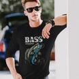 ベイトキャスター フィッシャーマン バスのささやき ブラックバス釣り 長袖Tシャツ 彼への贈り物