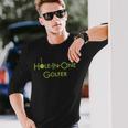 ホールインワンゴルファー グラフィックデザイン ホールインワンゴルフ記念品 Hole In One Golfer 長袖Tシャツ 彼への贈り物