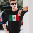 メキシコ国旗グラフィック メンズ レディース キッズ 長袖Tシャツ 彼への贈り物