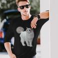 ラグドール 猫のポートレート ラグドール キャットヘッド ラグドール 猫の顔 長袖Tシャツ 彼への贈り物