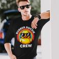 ラバーダッキークルーアイラブダックスラバーズファニーラバーダック 長袖Tシャツ 彼への贈り物