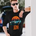 レトロ Jdm 和 ドリフト レーシング チューニング 車 東京 スカイライン 長袖Tシャツ 彼への贈り物