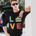 ヴィンテージ I Love Curling Curling Lover レトロカーリング 長袖Tシャツ 彼への贈り物