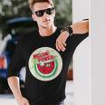 ヴィンテージ スクラッチ&スニフ ステッカー スイカ、メロンパワー 長袖Tシャツ 彼への贈り物