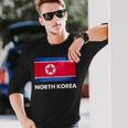 北朝鮮国旗tシャツ 長袖Tシャツ 彼への贈り物