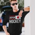 日本アイスホッケーチームフラッグスポーツ選手ファン 長袖Tシャツ 彼への贈り物