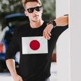 日本国旗日本日の出の国東京大阪 長袖Tシャツ 彼への贈り物