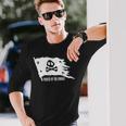 琵琶湖の海賊 ドクロ 旗 日本の景勝地 パロディ Biwako 滋賀県 日本 長袖Tシャツ 彼への贈り物