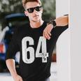 番号 64 長袖Tシャツ 彼への贈り物