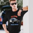 私は未来の警察官キッド・ポリス・ヤング・パトカー 長袖Tシャツ 彼への贈り物