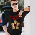 面白いストレンジャー・ピザ・シングス 長袖Tシャツ 彼への贈り物