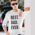 Best Dad Ever シャツ Daddy 父の日 長袖Tシャツ 彼への贈り物