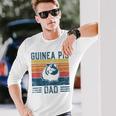 Best モルモット Dad ヴィンテージモルモット 長袖Tシャツ 彼への贈り物