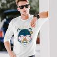 Bigtone Gapirginia Cool Bear サングラスデザイン 長袖tシャツ 長袖Tシャツ 彼への贈り物