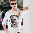 Bone-Chilling 本 スケルトン 読書 ブックワームブックラバーズ 長袖tシャツ 長袖Tシャツ 彼への贈り物