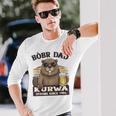 Bòbr Dad Kurwatrongince 1986 Bòbr Kurwa Birthday 長袖Tシャツ 彼への贈り物