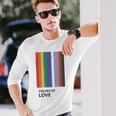 Colors Of Love Lgbt Flag Pride Month トランスジェンダー レインボーtシャツ 長袖Tシャツ 彼への贈り物