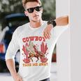 Cowboy Take Me Away ウエスタンバレンタインデー 長袖tシャツ 長袖Tシャツ 彼への贈り物