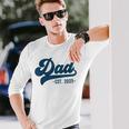 Dad Est 2025 Dad To Be New Dad 長袖Tシャツ 彼への贈り物