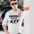 Dodgballquad Dodge Ball Game 長袖Tシャツ 彼への贈り物